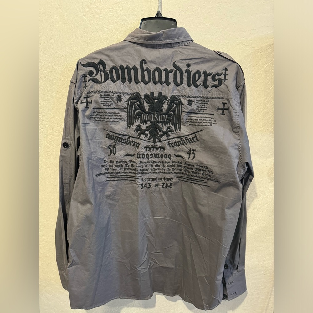 Arsenal men’s button down long sleeve shirt - XXL